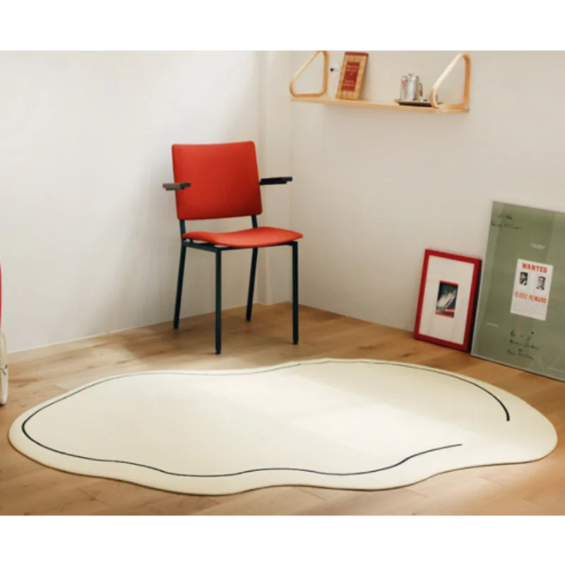 VIKAMA Japanese-Style Cream-Coloured Carpet, Irregularly Shaped Sofa, Coffee Table Rug, Living Room Home Decoration
VIKAMA Japanese-Style Cream-Coloured Carpet, Irregularly Shaped Sofa, Coffee Table Rug, Living Room Home Decoration