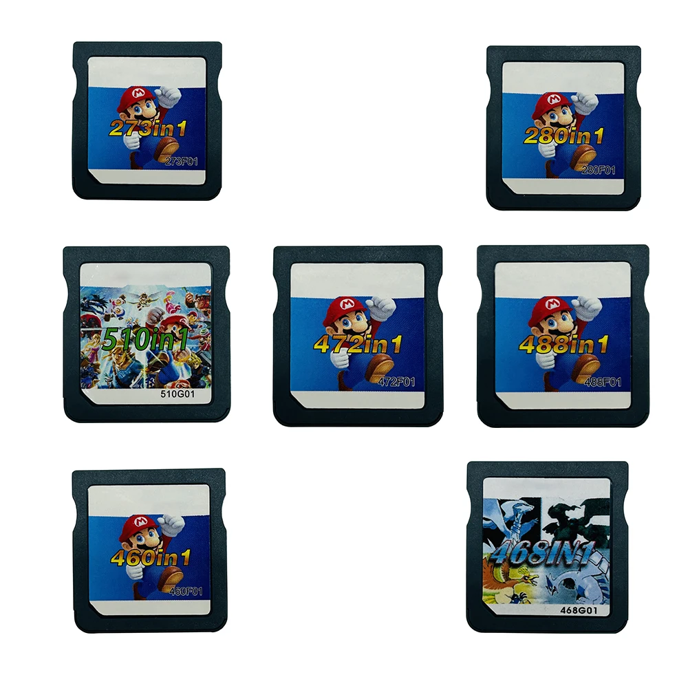 DS Game Cartridge Video Game Console Card 4300 in 1, 510 in 1, 488 in 1 Best Gift for Boys DS Card for NDSL 2DS 3DS
DS Game Cartridge Video Game Console Card 4300 in 1, 510 in 1, 488 in 1 Best Gift for Boys DS Card for NDSL 2DS 3DS
