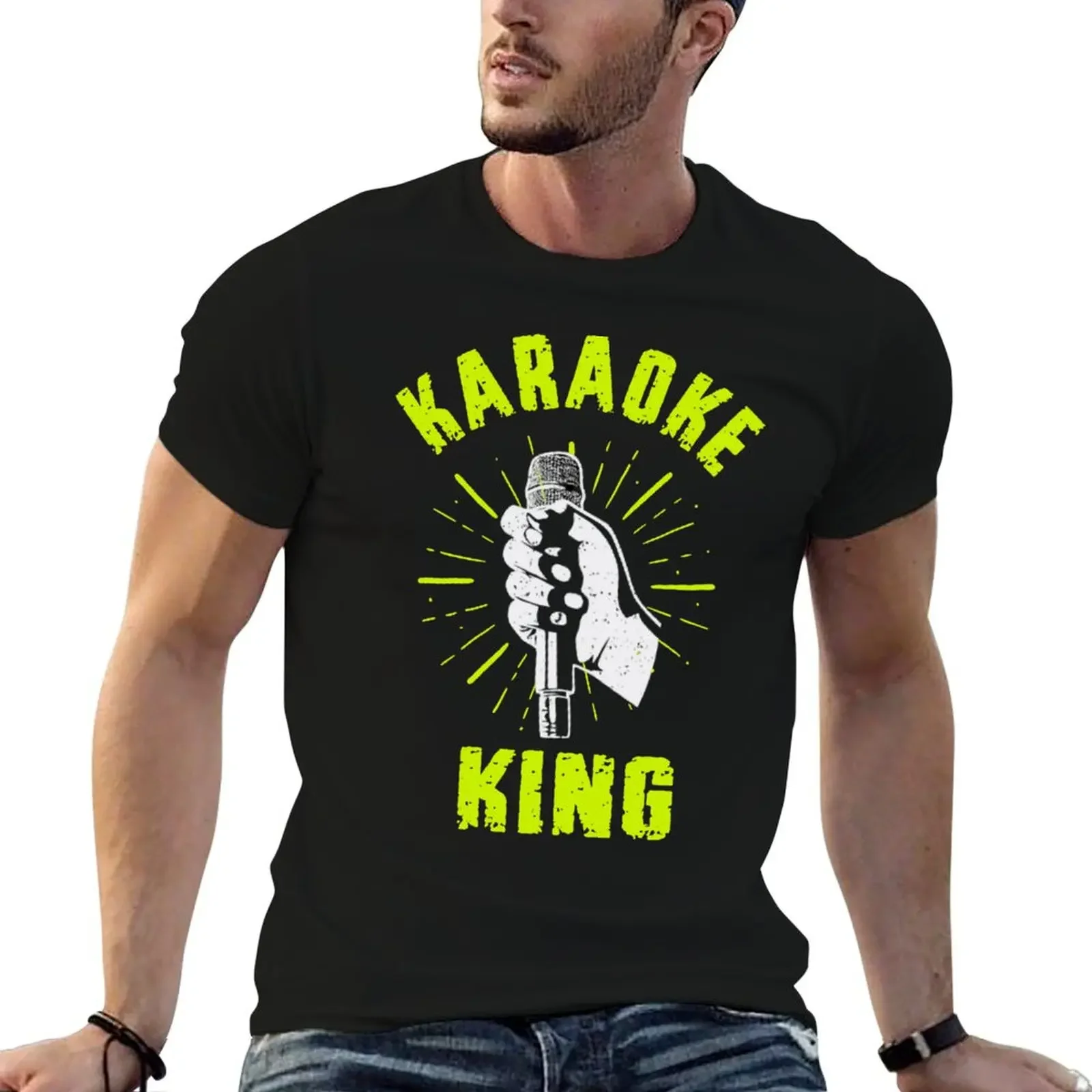 Karaoke King T-Shirt blacks plus size clothes anime clothes funny t shirts for men
Karaoke King T-Shirt blacks plus size clothes anime clothes funny t shirts for men