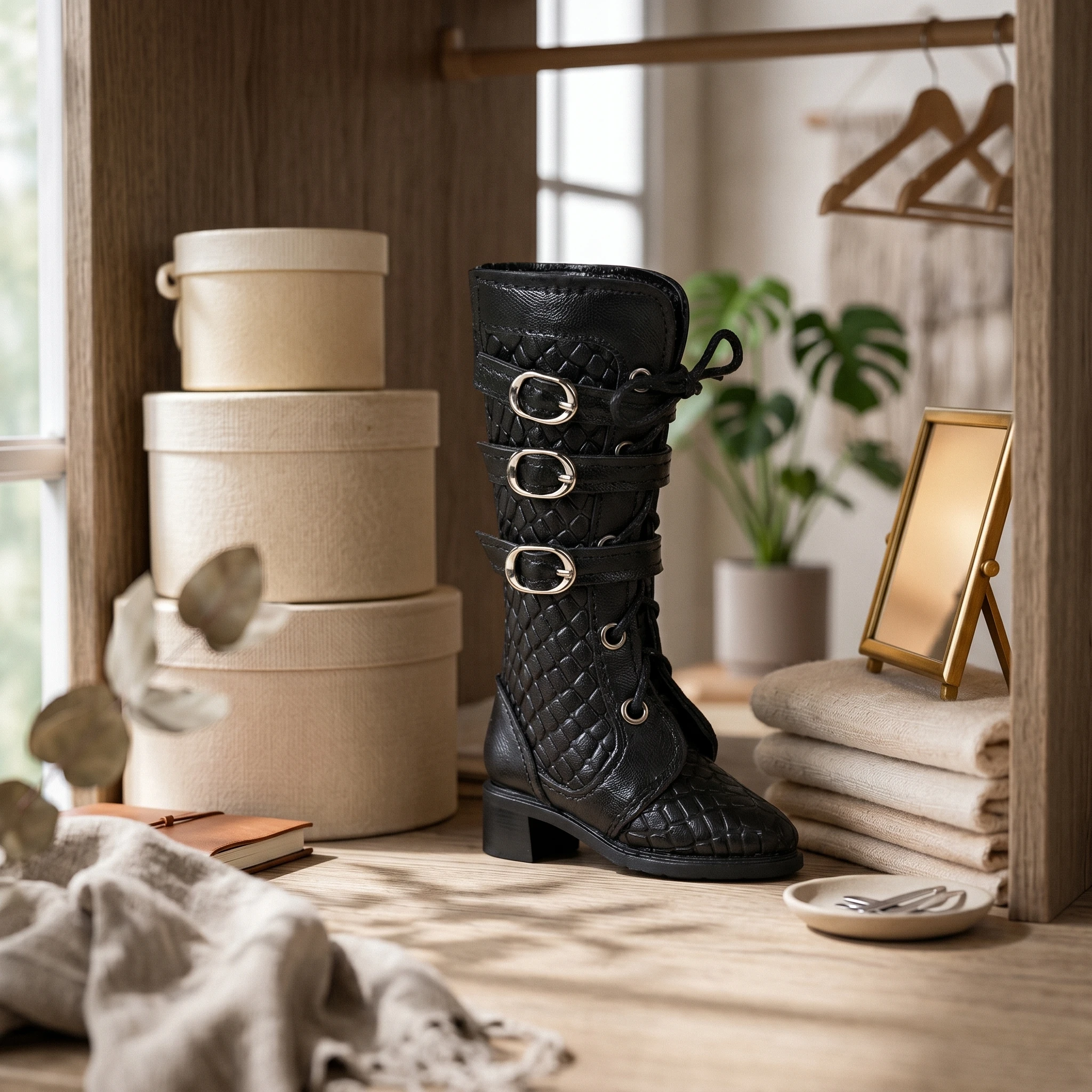 BJD Doll Boots Handmade SD Doll Boots Toy Accessory Easy to Wear Textured Finish
BJD Doll Boots Handmade SD Doll Boots Toy Accessory Easy to Wear Textured Finish