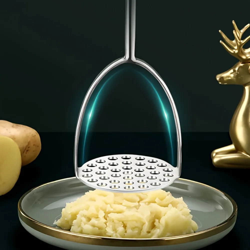 Wood Handle Stainless Steel Potato Masher Rust-proof Corrosion-resistant Supplementary Food Smasher Manual Professional
Wood Handle Stainless Steel Potato Masher Rust-proof Corrosion-resistant Supplementary Food Smasher Manual Professional