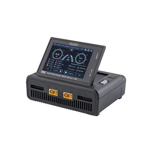 ToolkitRC M8D 800W 2*30A Dual Channel Touch Screen DC Charger Discharger for 1-8S Lipo LiHV LiFe Lion Battery
ToolkitRC M8D 800W 2*30A Dual Channel Touch Screen DC Charger Discharger for 1-8S Lipo LiHV LiFe Lion Battery