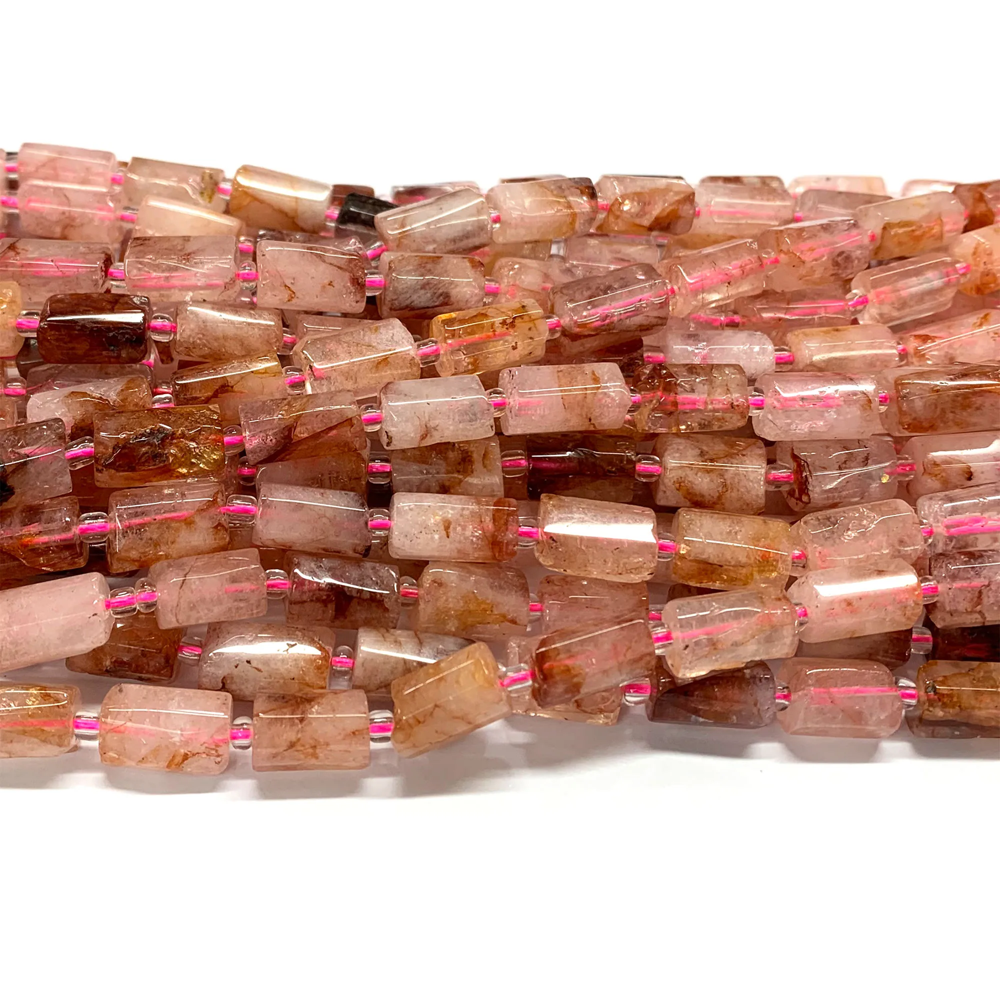 Veemake Natural Clear Red Quartz Himalaya Crystal Nugget Free Form Column Loose Smooth Beads 08620
Veemake Natural Clear Red Quartz Himalaya Crystal Nugget Free Form Column Loose Smooth Beads 08620