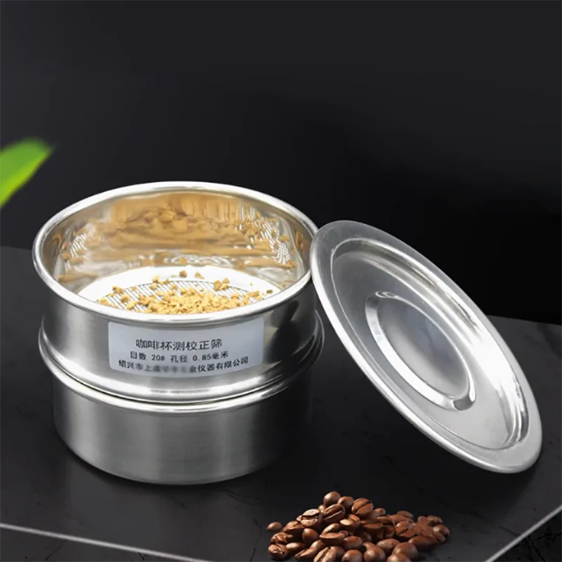 Stainless steel 10cm coffee cupping correction screen No. 20 mesh 0.85mm coffee bean grinding cup
Stainless steel 10cm coffee cupping correction screen No. 20 mesh 0.85mm coffee bean grinding cup