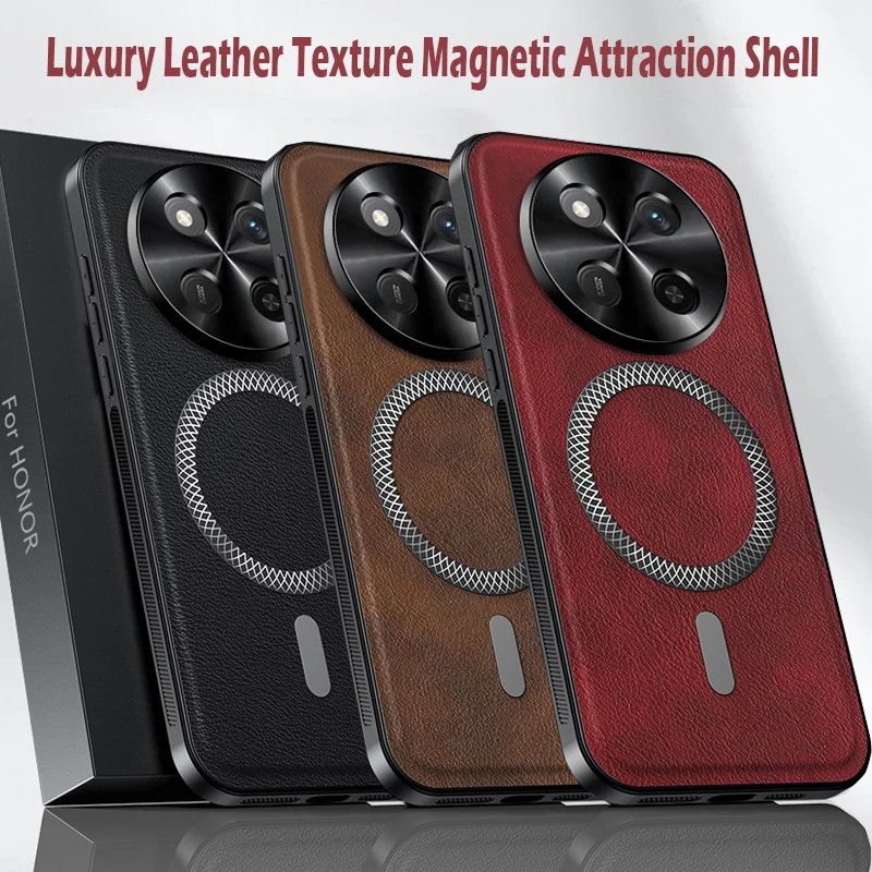 Luxury PU Leather Case For Honor X9c X9c Smart Magic7 Lite X60 Pro Magsafe Magnetic Metal Ring Lens Protection Shockproof Cover
Luxury PU Leather Case For Honor X9c X9c Smart Magic7 Lite X60 Pro Magsafe Magnetic Metal Ring Lens Protection Shockproof Cover