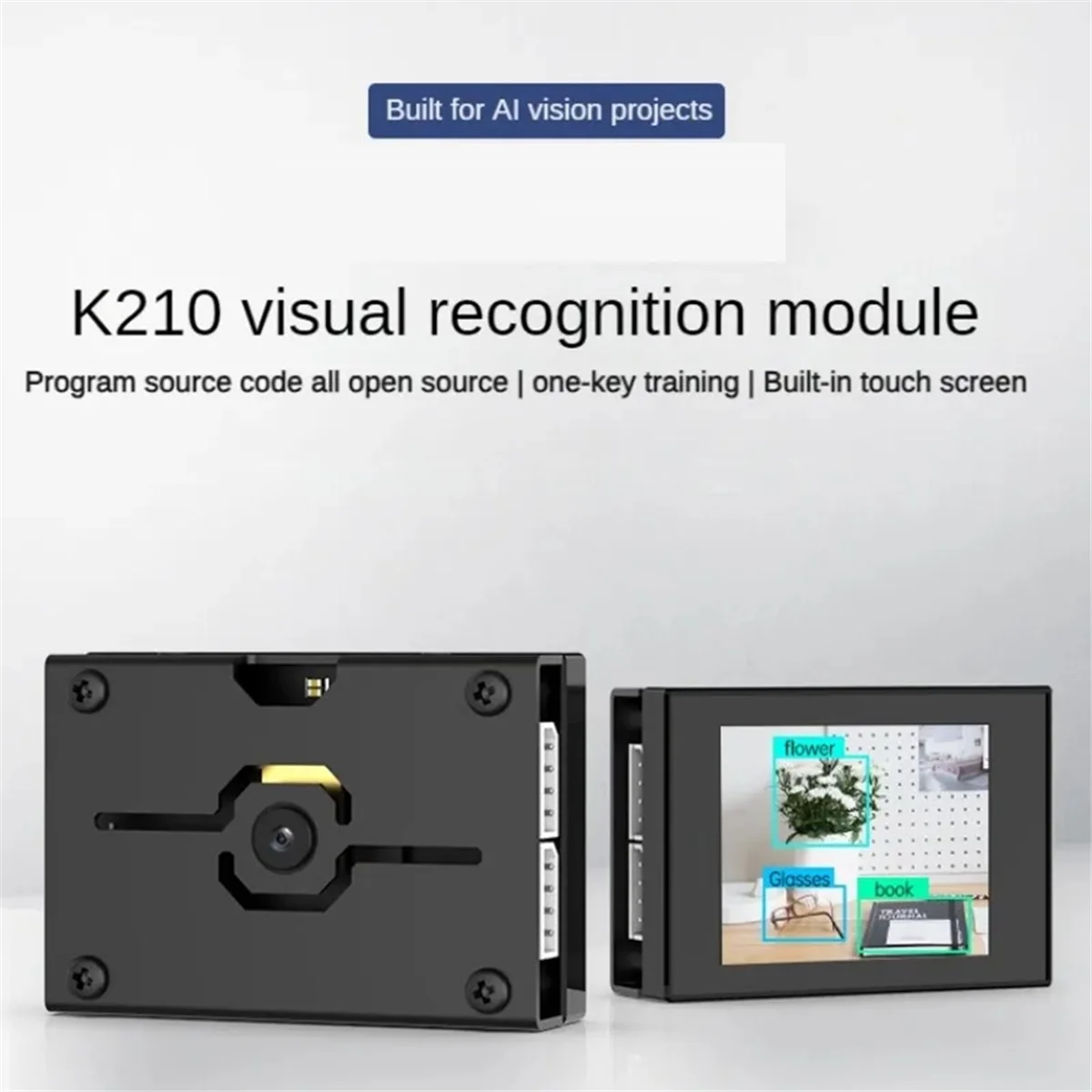 RYOST K210 Визуальный модуль WonderMV Модуль распознавания зрения Смарт-камера Плата разработки питона Программируемый датчик CanMV B
RYOST K210 Визуальный модуль WonderMV Модуль распознавания зрения Смарт-камера Плата разработки питона Программируемый датчик CanMV B