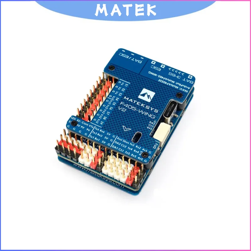 Matek MATEKSYS F405 WING V2 STM32F405RGT6 Контроллер полета Встроенный слот ICM42688P OSD SD для ArduPilot/INAV RC игрушечный самолет
Matek MATEKSYS F405 WING V2 STM32F405RGT6 Контроллер полета Встроенный слот ICM42688P OSD SD для ArduPilot/INAV RC игрушечный самолет