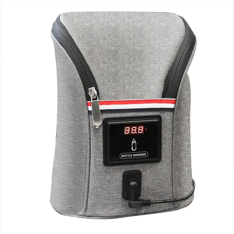 New Carmounted Double Bottle Warm Milk Bag USB Milk Water Warmer Travel Stroller Insulated Bag Baby Nursing Bottle Heater
New Carmounted Double Bottle Warm Milk Bag USB Milk Water Warmer Travel Stroller Insulated Bag Baby Nursing Bottle Heater