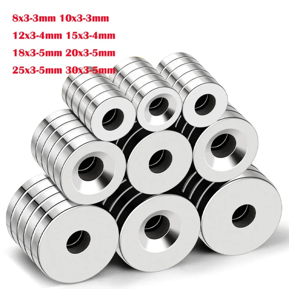 5-50 Pcs Strong Neodymium Magnet Countersunk Round NdFeB Powerful Rare Earth Permanent Imanes Magnet Magnetic imanes DIY Disc
5-50 Pcs Strong Neodymium Magnet Countersunk Round NdFeB Powerful Rare Earth Permanent Imanes Magnet Magnetic imanes DIY Disc