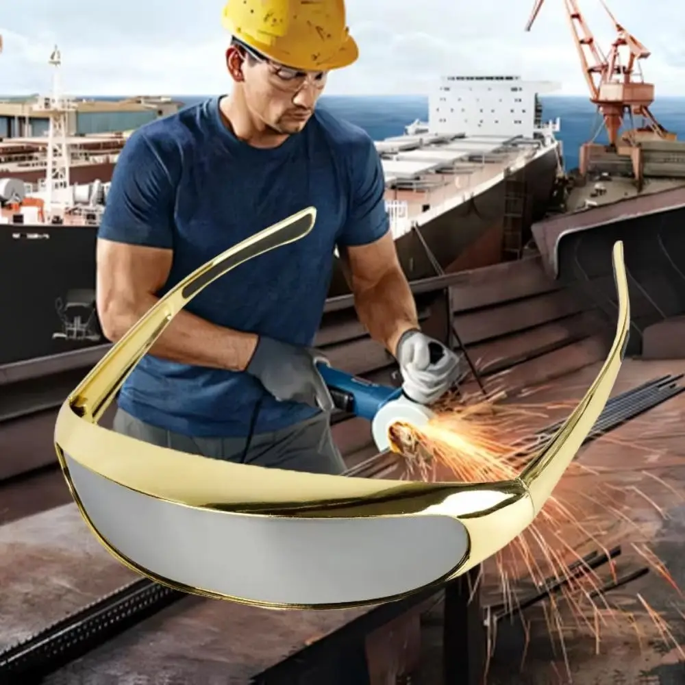 Portable Welding Goggles Anti Glare One-Piece Mirror Brazing Eyeglass Ultraviolet-proof Impact Resistance Safety Eyewear
Portable Welding Goggles Anti Glare One-Piece Mirror Brazing Eyeglass Ultraviolet-proof Impact Resistance Safety Eyewear