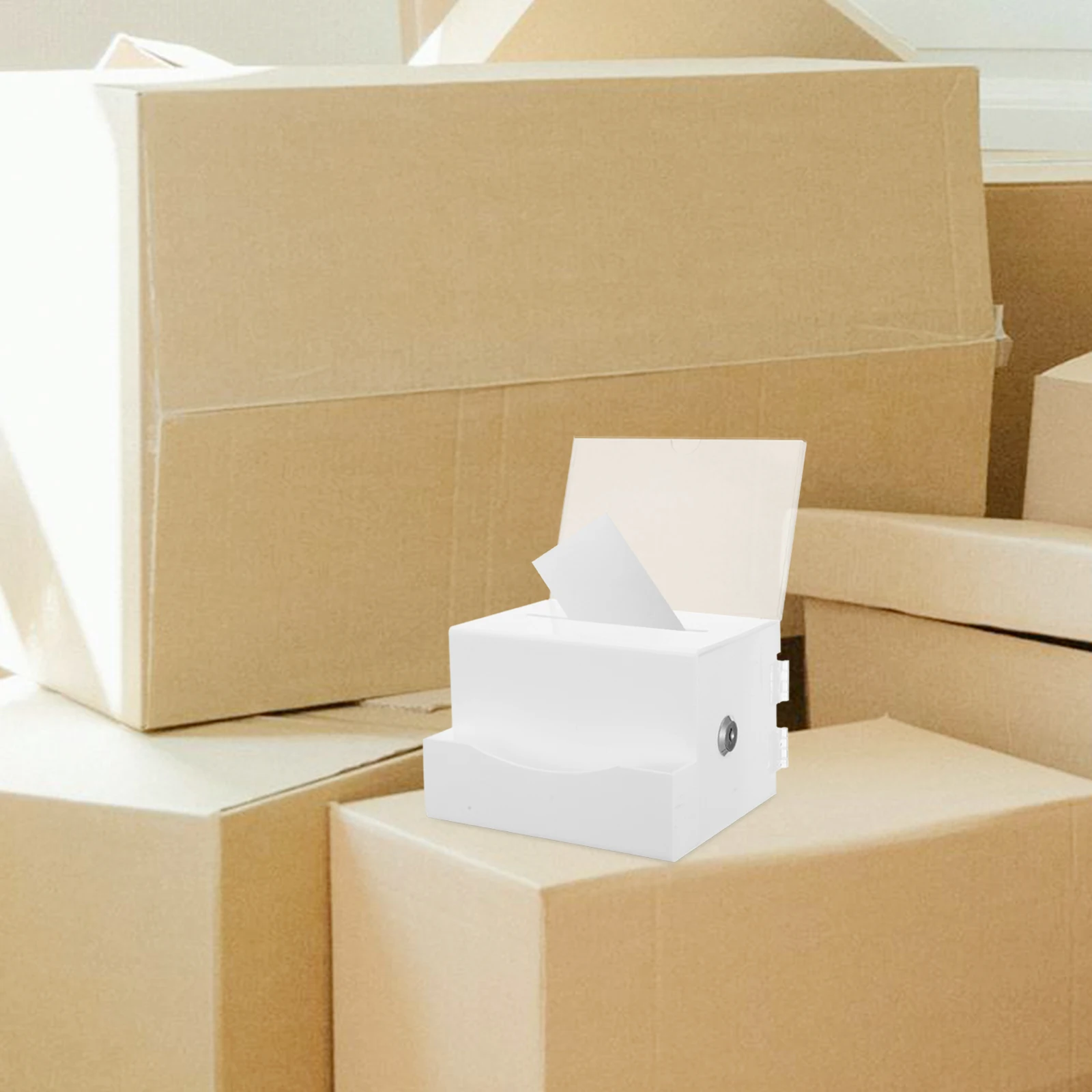 Ballot Box Donation Boxes for Fundraising Charity Raffle with Slot Voting Suggestion
Ballot Box Donation Boxes for Fundraising Charity Raffle with Slot Voting Suggestion