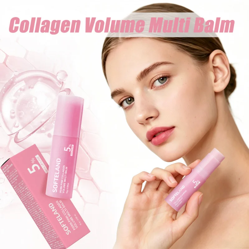 PDRN Pink Collagen Volume Multi Balm Hydrating Plumping Lip Balm Moisturizing Anti Dry Crack Natural Pink Lip Care Daily Makeup
PDRN Pink Collagen Volume Multi Balm Hydrating Plumping Lip Balm Moisturizing Anti Dry Crack Natural Pink Lip Care Daily Makeup