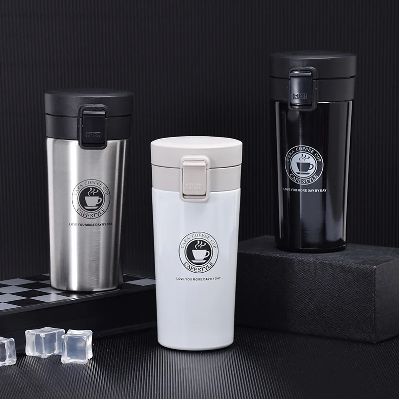 380ml Thermos Coffee Cup Tea Mug Double Layer Stainless Steel Vacuum Insulated Metal Outdoor Sports Water Bottle Coffee
380ml Thermos Coffee Cup Tea Mug Double Layer Stainless Steel Vacuum Insulated Metal Outdoor Sports Water Bottle Coffee