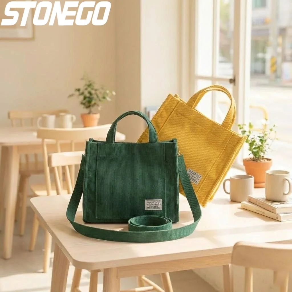 Women Corduroy Shoulder Bag Fashion Large Capacity Small Square Handbag New Simple Portable Ladies Tote Purse
Women Corduroy Shoulder Bag Fashion Large Capacity Small Square Handbag New Simple Portable Ladies Tote Purse
