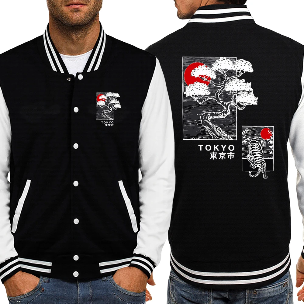 Harajuku Tokyo City Tiger Pine Tree Pattern Men Jacket Sports Simple Clothes Multicolor Soft Uniform Autumn Street Jackets
Harajuku Tokyo City Tiger Pine Tree Pattern Men Jacket Sports Simple Clothes Multicolor Soft Uniform Autumn Street Jackets