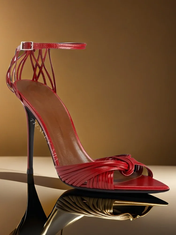 2026 Summer New Pointed Twisted High Heels with Exquisite Style, Thin Heels, One Straw, Exposed Toes, Sexy Shoes
2026 Summer New Pointed Twisted High Heels with Exquisite Style, Thin Heels, One Straw, Exposed Toes, Sexy Shoes