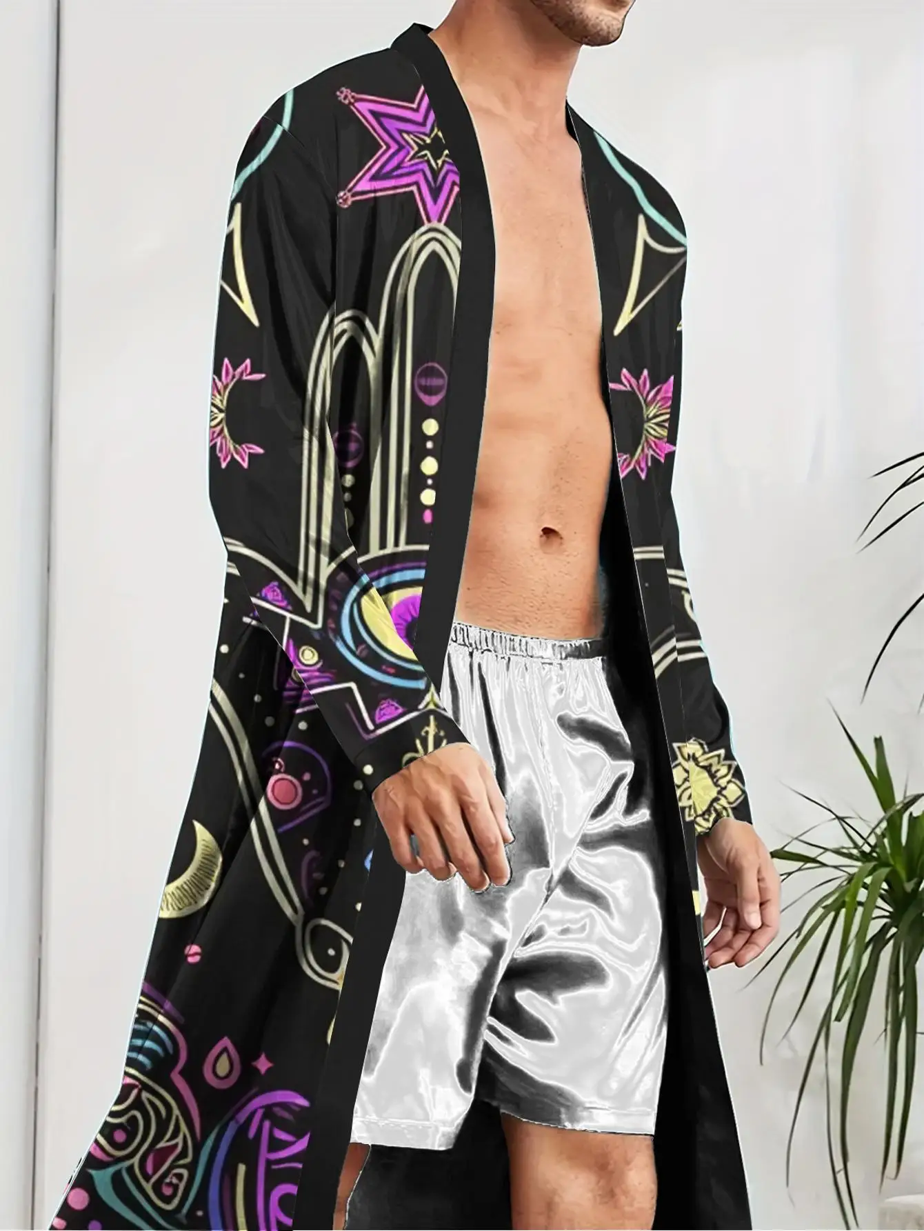 1pc Men's Robes 2026 Spring/Summer Robe for Man 3D Printed Polyester Robes Men's Pajamas Sleepwear Graphic Nightie for Men
1pc Men's Robes 2026 Spring/Summer Robe for Man 3D Printed Polyester Robes Men's Pajamas Sleepwear Graphic Nightie for Men