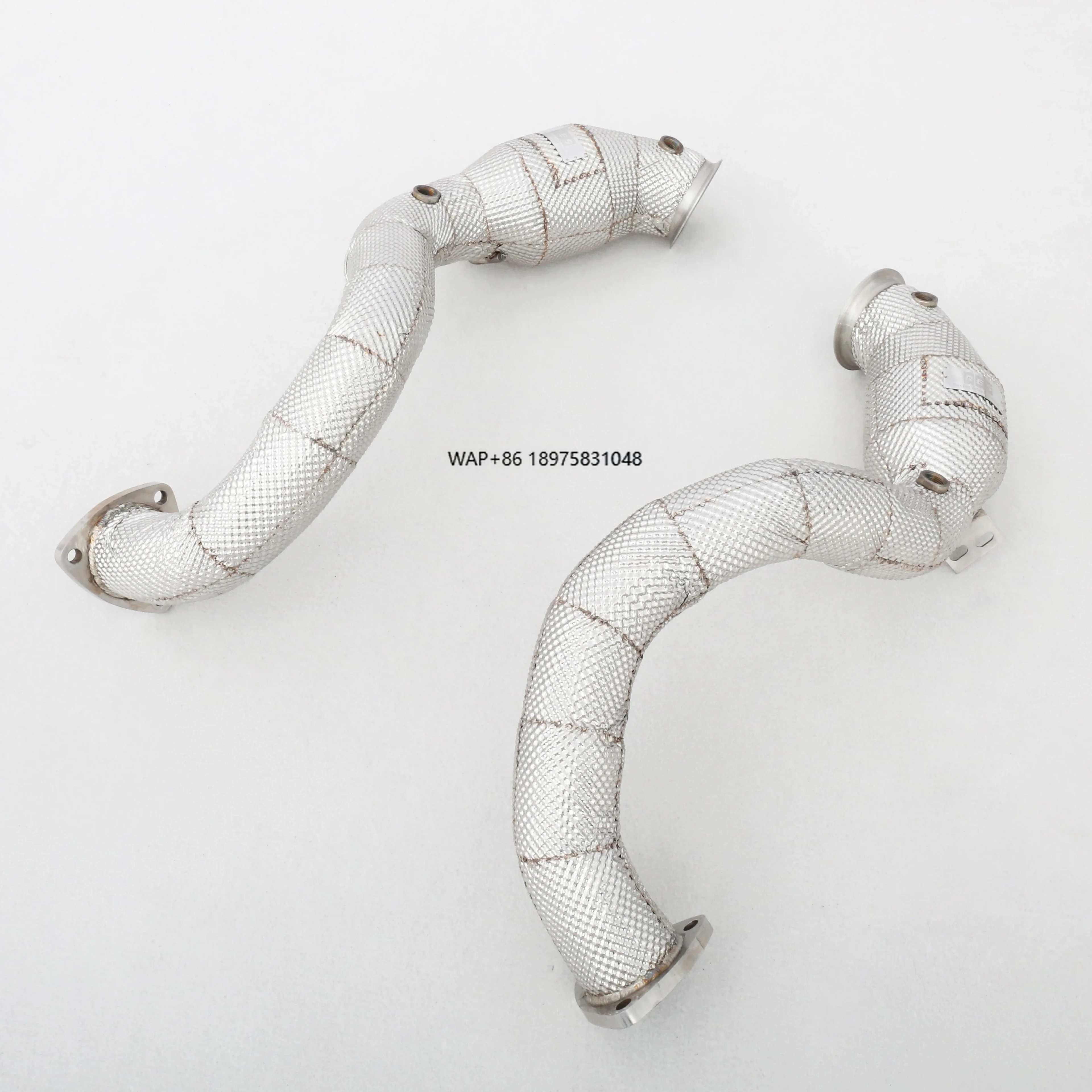 Custom 304 Stainless Steel 1.5mm Mirror Polished Racing -Back Downpipe Heatshield Exhaust Pipes for 4.0T
Custom 304 Stainless Steel 1.5mm Mirror Polished Racing -Back Downpipe Heatshield Exhaust Pipes for 4.0T