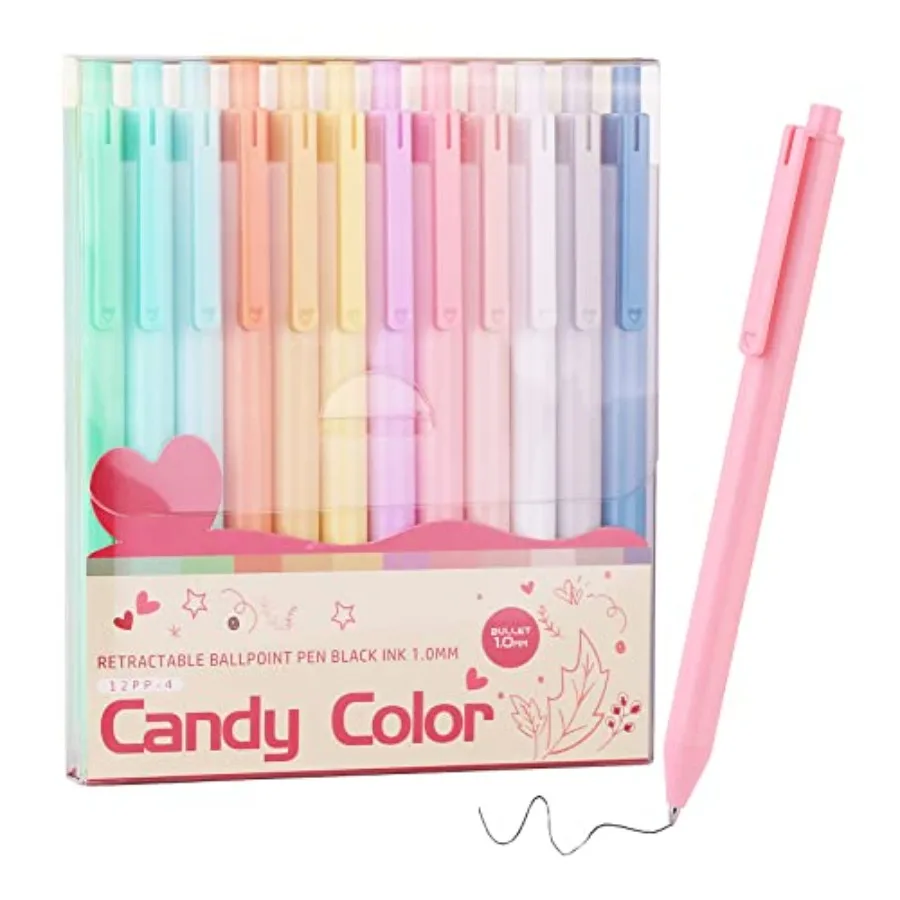 Cute Fine Point Smooth Writing Pen - Personalized Ballpoint Bulk, Flair Colorful, Black Ink 1.0 mm Journaling, Glitter Office S
Cute Fine Point Smooth Writing Pen - Personalized Ballpoint Bulk, Flair Colorful, Black Ink 1.0 mm Journaling, Glitter Office S