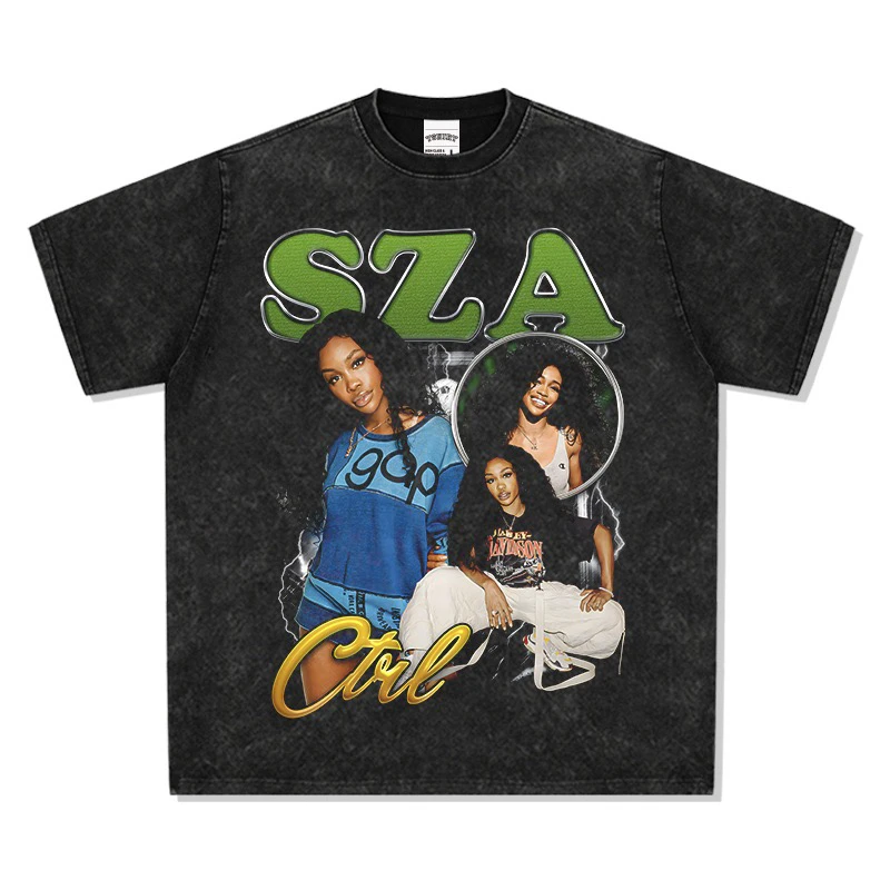 2025 American Retro SZA Printed Short-sleeved T-shirt for Men, A Summer Trendy Brand, Washed and Aged Pure Cotton Couple
2025 American Retro SZA Printed Short-sleeved T-shirt for Men, A Summer Trendy Brand, Washed and Aged Pure Cotton Couple