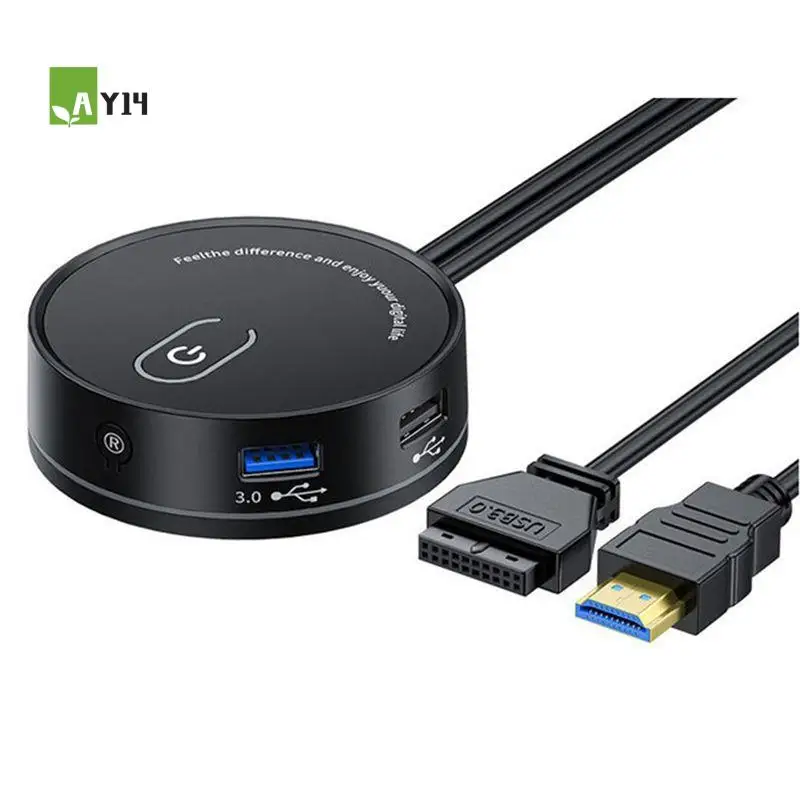 AY14 -Computer Desktop Switch Internet Cafe Universal USB3.0 Audio Home Desktop External Power Extension Button
AY14 -Computer Desktop Switch Internet Cafe Universal USB3.0 Audio Home Desktop External Power Extension Button