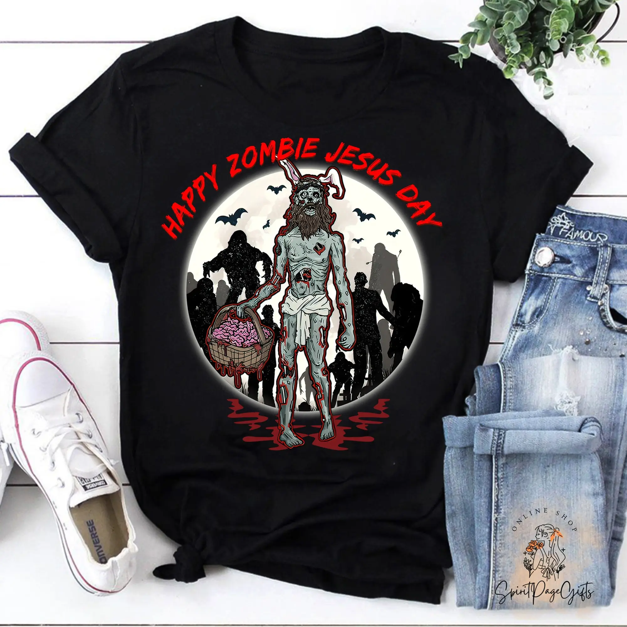 Happy Zombie Jesus Day T Shirt Funny Christian Easter
Happy Zombie Jesus Day T Shirt Funny Christian Easter
