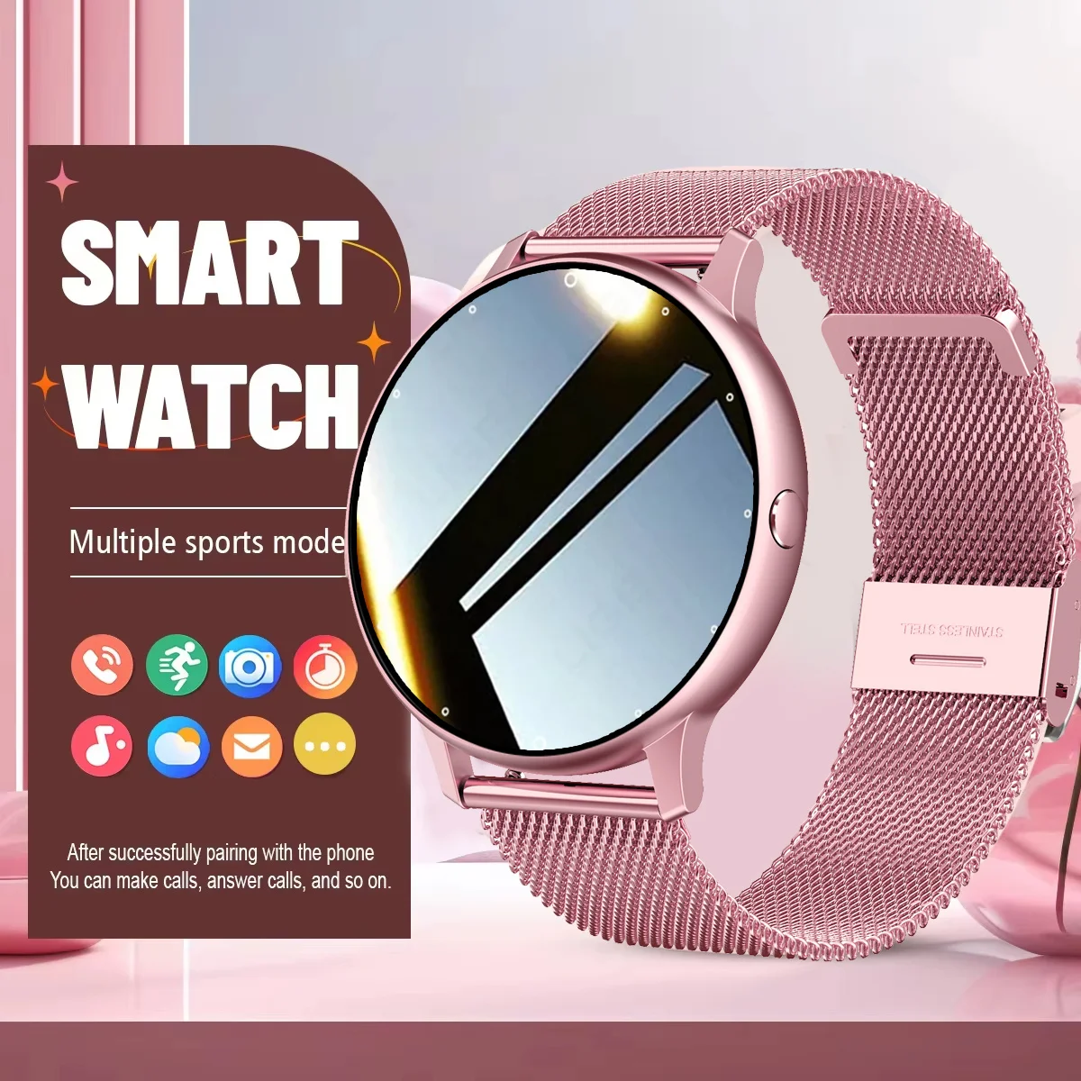 Original Watch PK Amazfit GTR BT Call Smart Watch Women Men GPS Band Waterproof Sports Fitness Smartwatch Women
Original Watch PK Amazfit GTR BT Call Smart Watch Women Men GPS Band Waterproof Sports Fitness Smartwatch Women