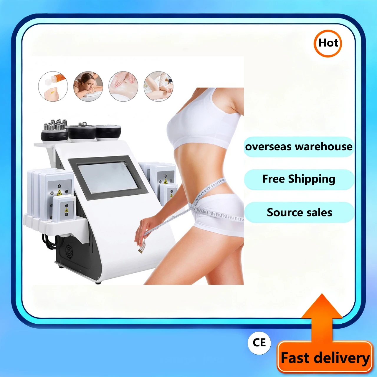 6 In 1 40K 80K Cavitation Machine Vacuum Weight Loss Body Slimming Device Anti-cellulite Fat Burner Cellulite Massager
6 In 1 40K 80K Cavitation Machine Vacuum Weight Loss Body Slimming Device Anti-cellulite Fat Burner Cellulite Massager