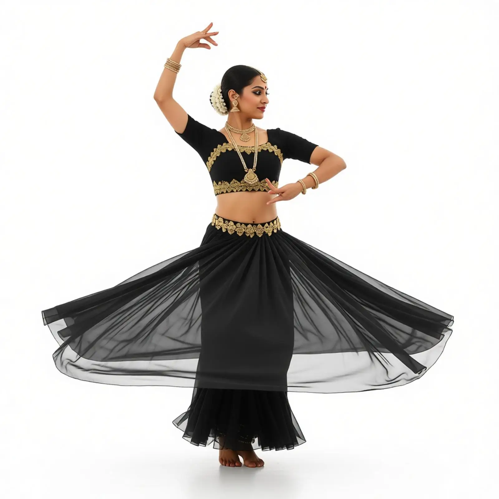 Womens Indian Belly Dance Outfit Halloween Party Arabian Princess Cosplay Costume Crop Top with Ruffles Side Flowy Chiffon Skirt
Womens Indian Belly Dance Outfit Halloween Party Arabian Princess Cosplay Costume Crop Top with Ruffles Side Flowy Chiffon Skirt