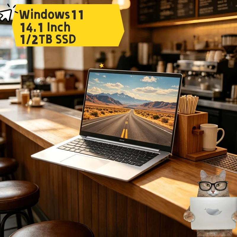 Ultra Thin 14.1" Office Notebook Intel Core 6500Y DDR4 2TB SSD Win11 Portable Laptop For Daily Study & Office Work
Ultra Thin 14.1" Office Notebook Intel Core 6500Y DDR4 2TB SSD Win11 Portable Laptop For Daily Study & Office Work