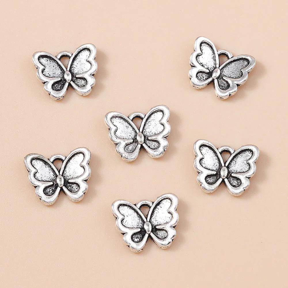 30pcs 13x10mm Cute Mini Alloy Flying Butterfly Charms Pendants for Jewelry Making Earrings Necklaces Bracelets DIY Crafts Supply
30pcs 13x10mm Cute Mini Alloy Flying Butterfly Charms Pendants for Jewelry Making Earrings Necklaces Bracelets DIY Crafts Supply