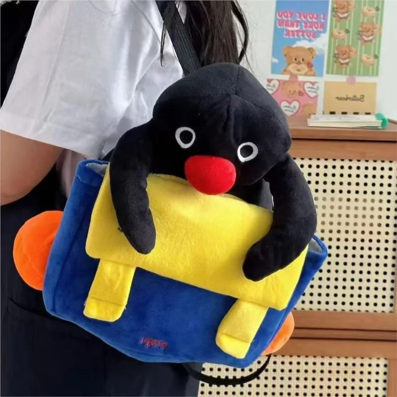 JIAERDI Cute Cartoon Penguin Backpack Women Plush Compact Daypack Ladies Creative Unique Small Capacity Mochilas Mujer Chic 2025
JIAERDI Cute Cartoon Penguin Backpack Women Plush Compact Daypack Ladies Creative Unique Small Capacity Mochilas Mujer Chic 2025