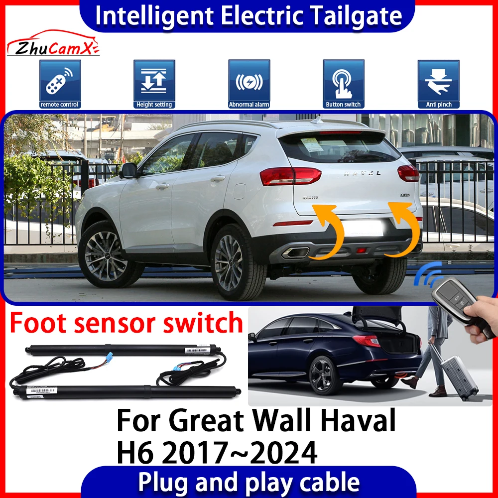 ZhuCamX Car Automatic Lifting kit Opening Trunk Intelligent Electric Tail Gate Lift Tailgate for Great Wall Haval H6 2017~2024
ZhuCamX Car Automatic Lifting kit Opening Trunk Intelligent Electric Tail Gate Lift Tailgate for Great Wall Haval H6 2017~2024