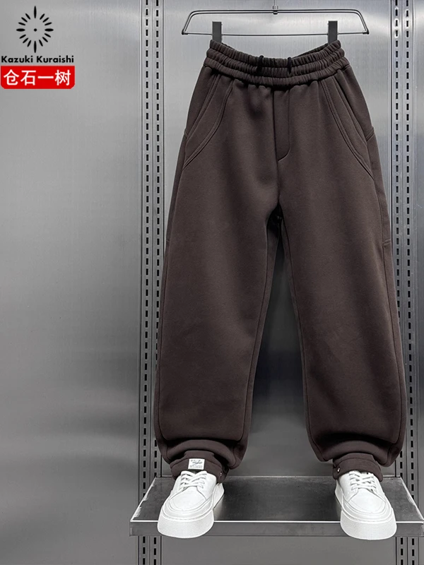 Kazuki Kuraii Men's Thiened Fce Lined Casual Pants Straight Leg Spor Sweatpants Loose Fit Pure Color Simple Long Tro...
Kazuki Kuraii Men's Thiened Fce Lined Casual Pants Straight Leg Spor Sweatpants Loose Fit Pure Color Simple Long Tro...
