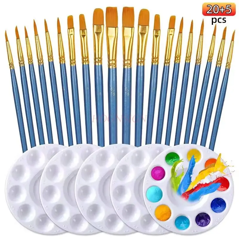 Кисть жемчужно-синяя, кисть для акварели, набор нейлоновых кистей
Кисть жемчужно-синяя, кисть для акварели, набор нейлоновых кистей