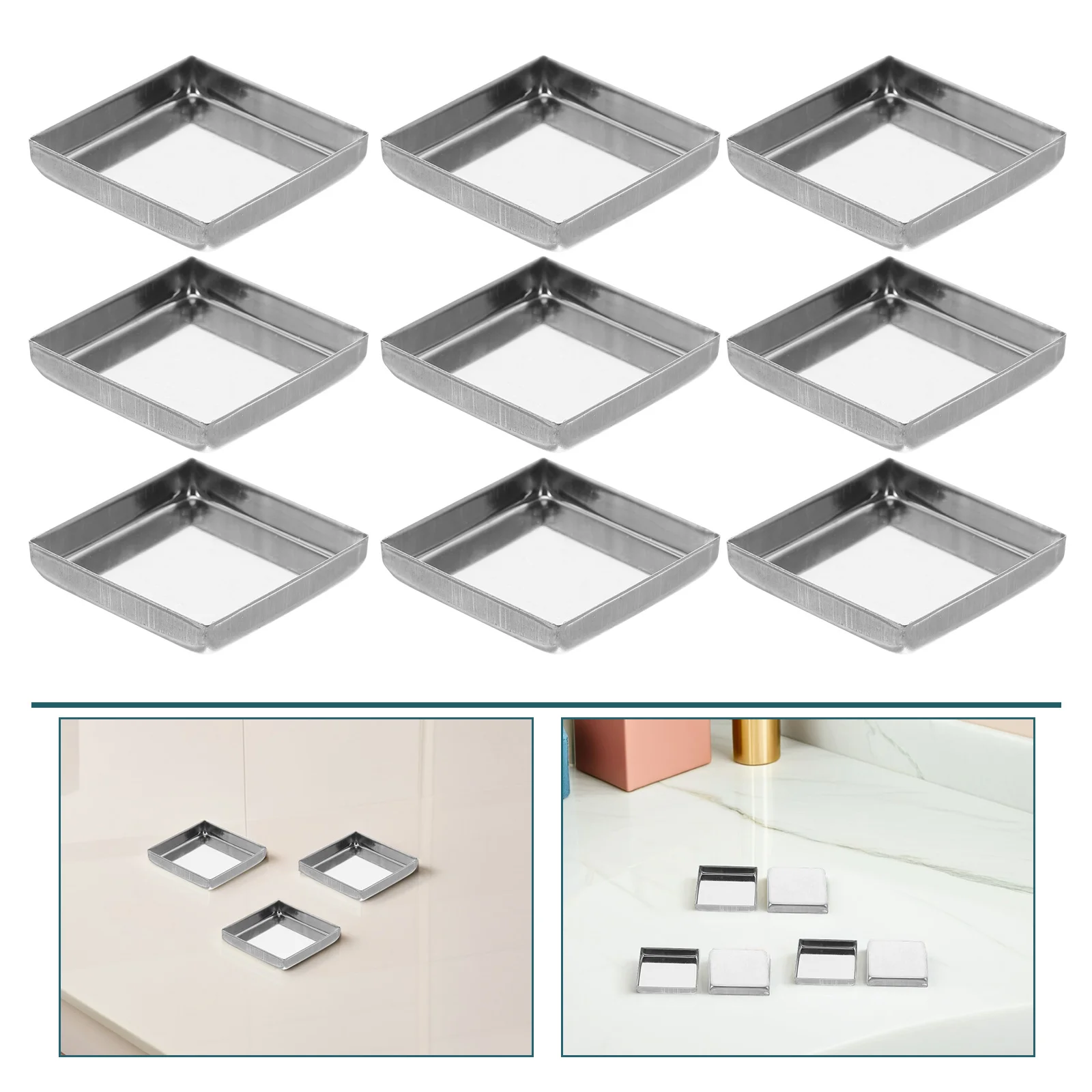 20Pcs DIY Blush Pans 26x26x5mm Magnetic Compatible Square Iron Pans for Custom Makeup Palette Refills and Pigment Organization
20Pcs DIY Blush Pans 26x26x5mm Magnetic Compatible Square Iron Pans for Custom Makeup Palette Refills and Pigment Organization