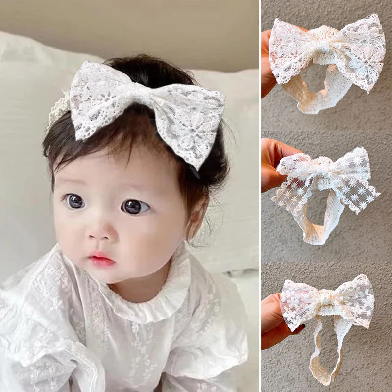 Детская Кружевная повязка на голову с бантом и цветочной вышивкой
Детская Кружевная повязка на голову с бантом и цветочной вышивкой