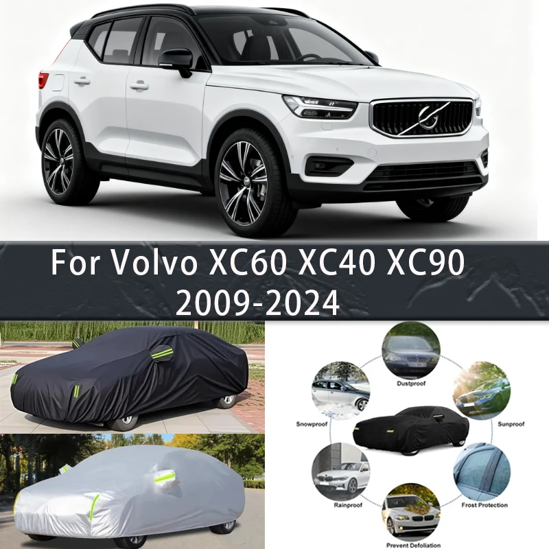 For Volvo XC60 XC40 XC90 2009-2024 Outdoor Protection Full Car Covers Snow Cover Sunshade Waterproof Dustproof Exterior
For Volvo XC60 XC40 XC90 2009-2024 Outdoor Protection Full Car Covers Snow Cover Sunshade Waterproof Dustproof Exterior
