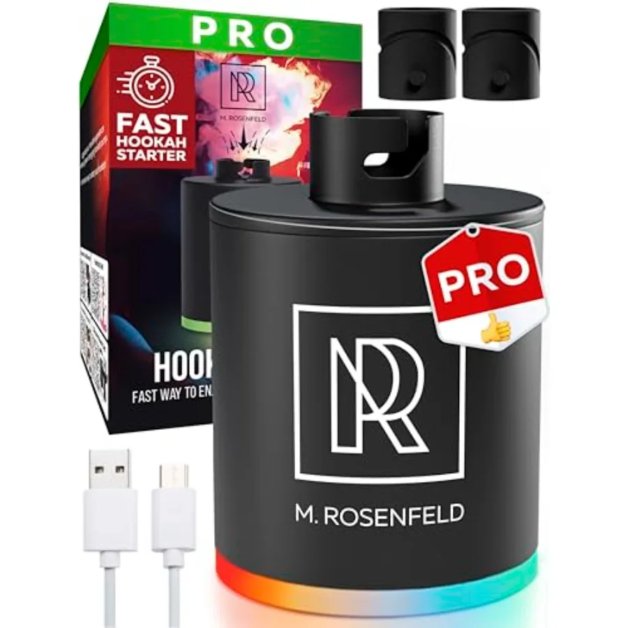 PRO Hookah Starter Pump - Hookah Pump Starter with 1300 mAh Rechargeable Battery - Portable Electric Hooka Blower Vacuum Starte
PRO Hookah Starter Pump - Hookah Pump Starter with 1300 mAh Rechargeable Battery - Portable Electric Hooka Blower Vacuum Starte