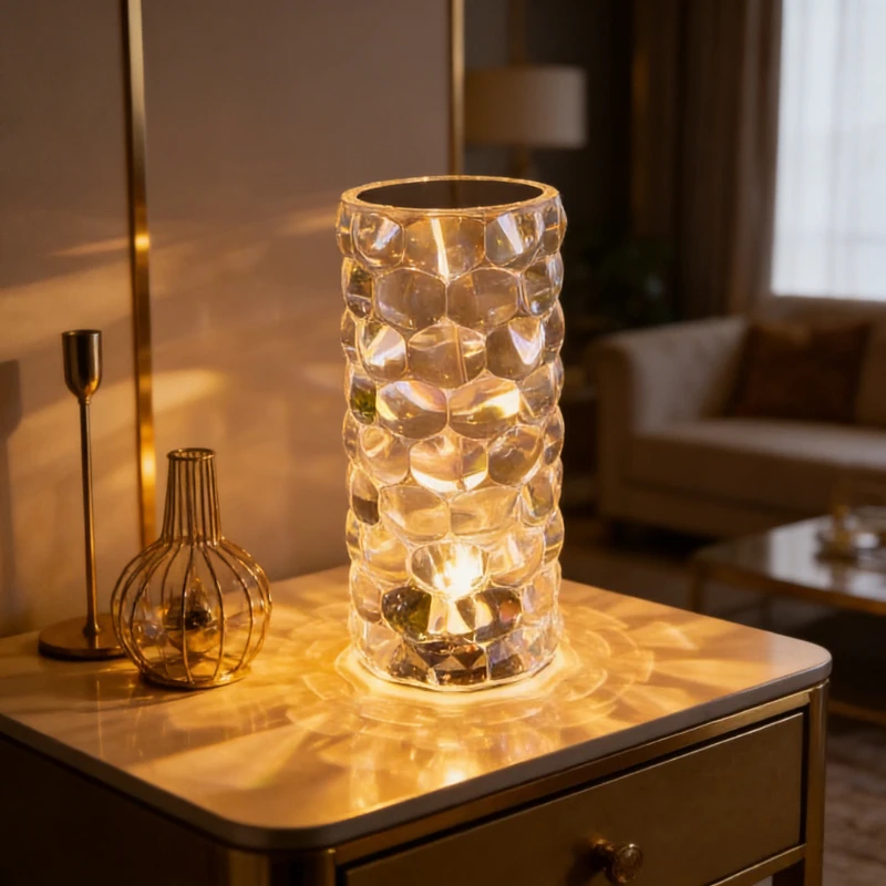 Creative Crystal LED Table Lamp Luxury Atmosphere Night Light Bedside Decorative Lamp for Bedroom Home Decor
Creative Crystal LED Table Lamp Luxury Atmosphere Night Light Bedside Decorative Lamp for Bedroom Home Decor