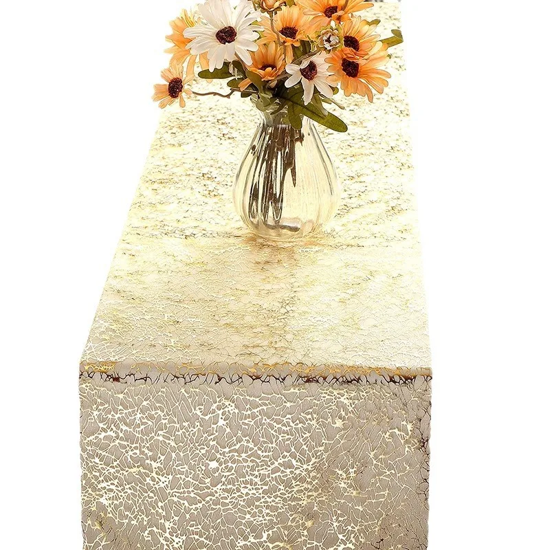 CX gold bronzing table flag rectangular polyester wedding birthday wedding home table decoration
CX gold bronzing table flag rectangular polyester wedding birthday wedding home table decoration