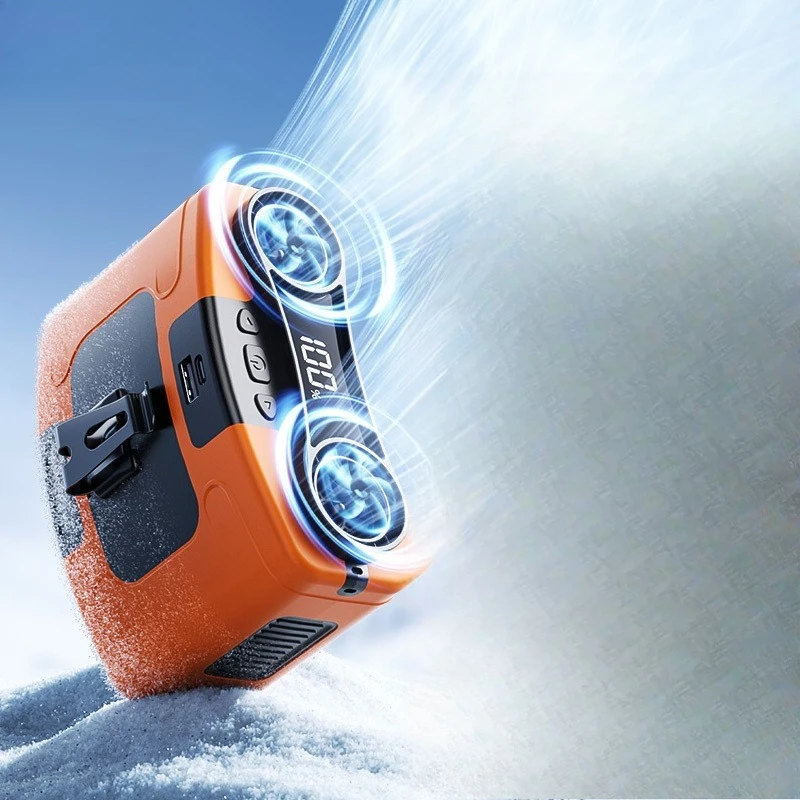 New waist cooling fan portable portable USB air conditioner fan outdoor mountaineering site rechargeable small fan
New waist cooling fan portable portable USB air conditioner fan outdoor mountaineering site rechargeable small fan