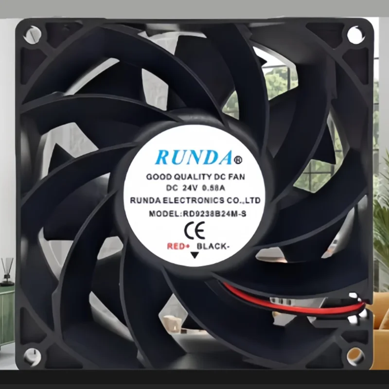 RUNDA RD9238B24M-S DC 24V 0.58A 9cm Inverter Cooling Fan
RUNDA RD9238B24M-S DC 24V 0.58A 9cm Inverter Cooling Fan