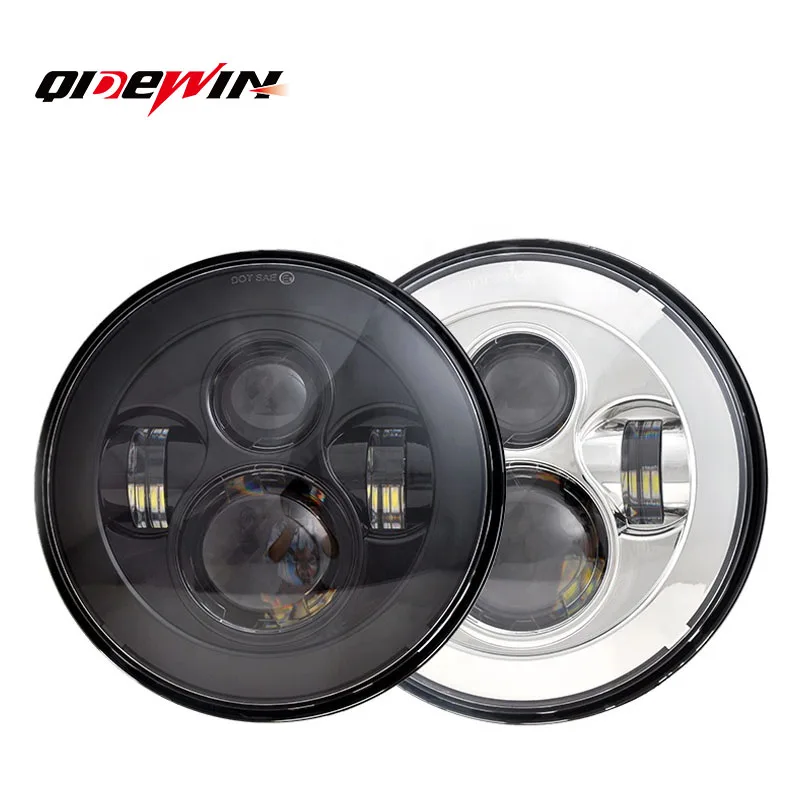 Round 7" Car Headlamp LED Headlights Assembly for Land Rover Defender 90 110 for Lada Niva for Offroad use Car Motorcycle Jeep
Round 7" Car Headlamp LED Headlights Assembly for Land Rover Defender 90 110 for Lada Niva for Offroad use Car Motorcycle Jeep