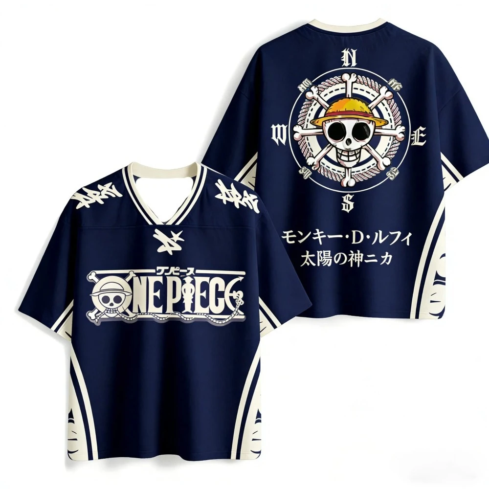 2026 One Piece Luffy Anime T-Shirt Vintage Baseball Jersey Style Men Women Kids 3D Full Print Treetwear Harajuku Graphic Tee
2026 One Piece Luffy Anime T-Shirt Vintage Baseball Jersey Style Men Women Kids 3D Full Print Treetwear Harajuku Graphic Tee