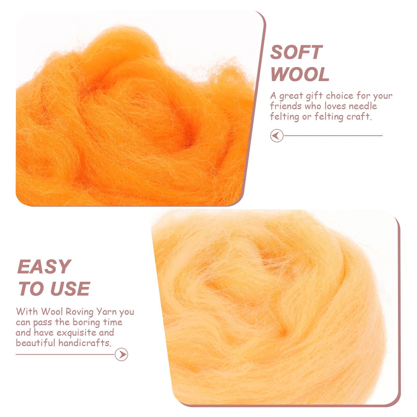 8 Bags Wool Felting Material Colorful Needle Felting Kit DIY Craft Wool Supplies for Needlework Handmade Decoration Crafts
8 Bags Wool Felting Material Colorful Needle Felting Kit DIY Craft Wool Supplies for Needlework Handmade Decoration Crafts