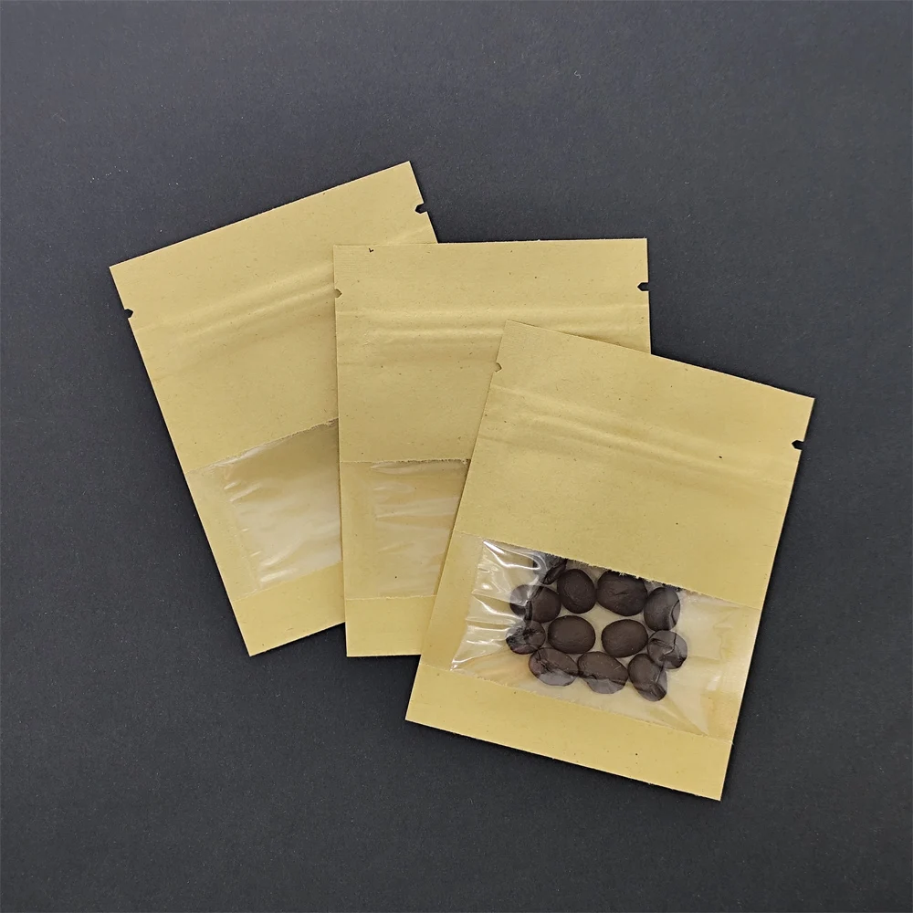 Brown Color Resealable Zip lock Kraft Paper Packing Bag 100pcs Retail Small Gift Candy Tea Wrapping Kraftpaper Packet
Brown Color Resealable Zip lock Kraft Paper Packing Bag 100pcs Retail Small Gift Candy Tea Wrapping Kraftpaper Packet