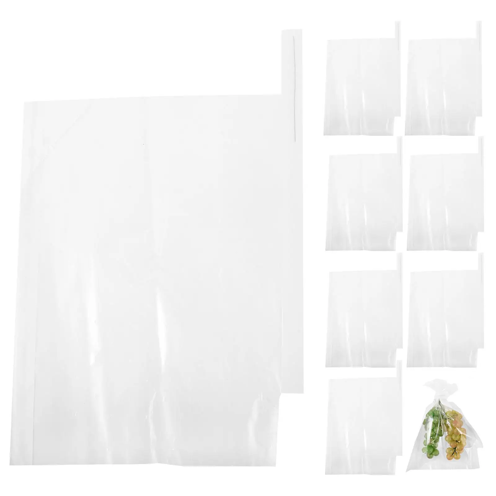 50pcs Transparent Grape Packaging Bags 24x33cmFruit Protection Pouches Waterproof Nursery Bag Promote Maturity Increase Income
50pcs Transparent Grape Packaging Bags 24x33cmFruit Protection Pouches Waterproof Nursery Bag Promote Maturity Increase Income