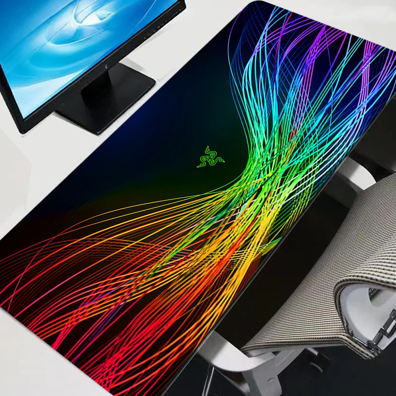 1PC Mouse Pads For Desk Gaming Mousepad Mouse Pad With Stitched Edges Non-Slip Rubber Base Razer Logo Design Extended Mouse Mat
1PC Mouse Pads For Desk Gaming Mousepad Mouse Pad With Stitched Edges Non-Slip Rubber Base Razer Logo Design Extended Mouse Mat