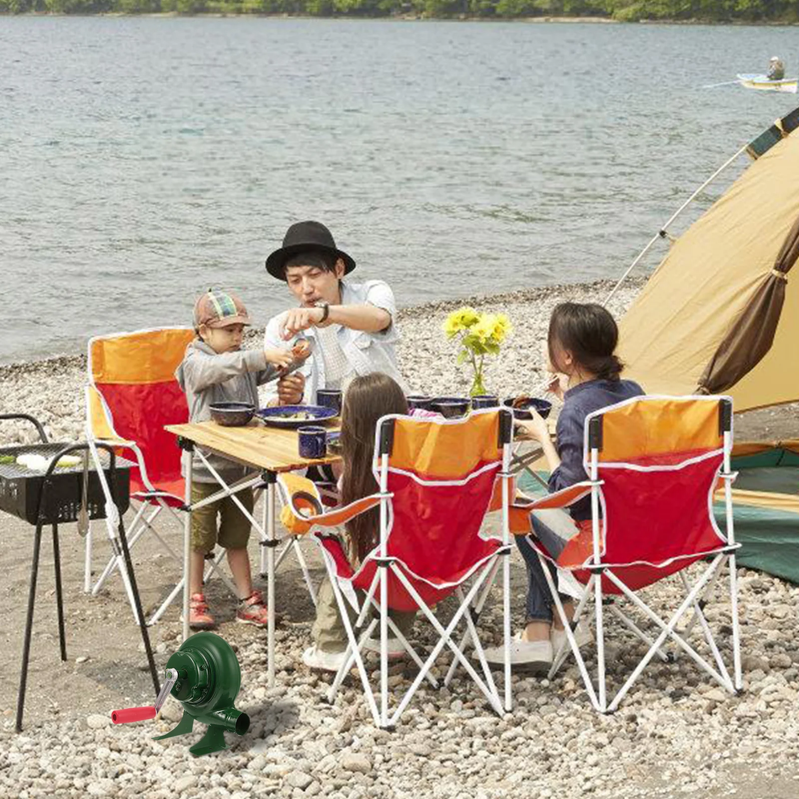 Hand Crank Blower Fan 200w Green Outdoor BBQ Fireplace Portable Hand Blower Manual Fan Sturdy Iron Easy Carry Camping Use
Hand Crank Blower Fan 200w Green Outdoor BBQ Fireplace Portable Hand Blower Manual Fan Sturdy Iron Easy Carry Camping Use